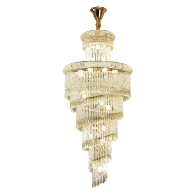 Gold semi-recessed ceiling light fixture Small crystal chandelier Modern interior crystal ceiling light fixture