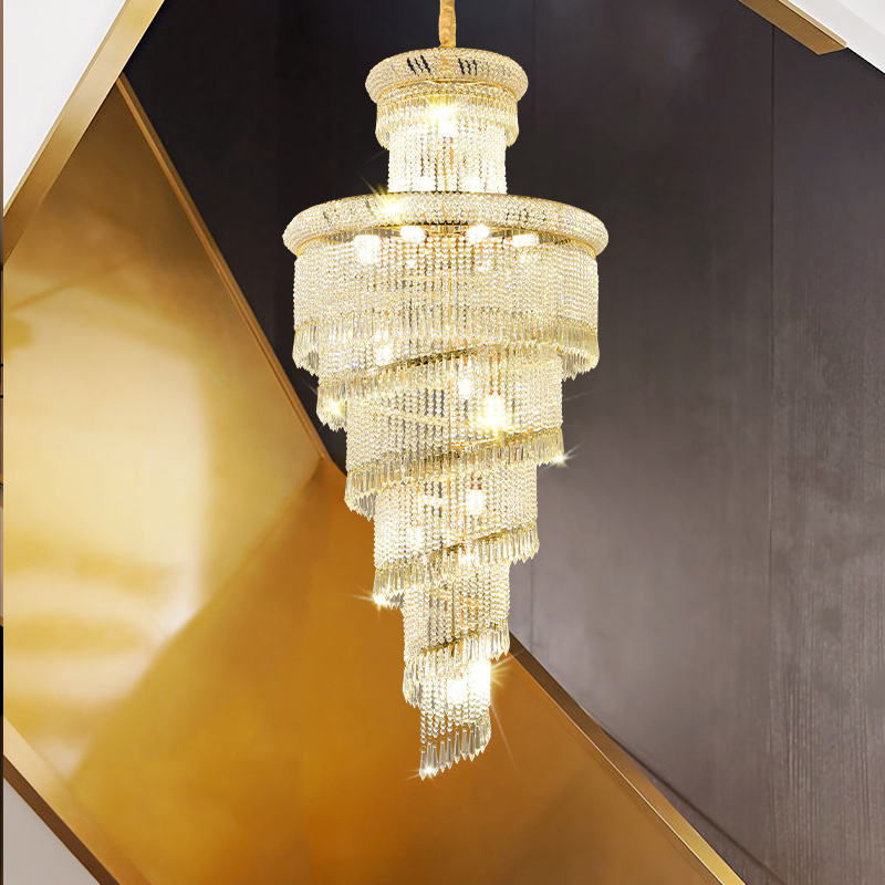 Gold semi-recessed ceiling light fixture Small crystal chandelier Modern interior crystal ceiling light fixture