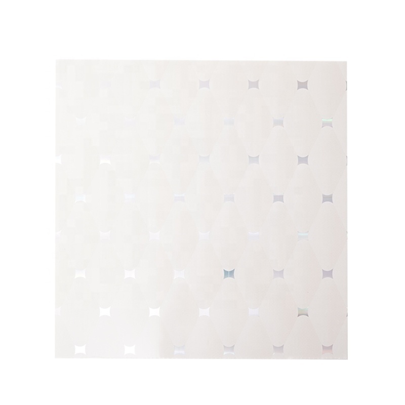 New Design Drop Ceiling Tiles white  Wall Panel PVC Ceiling panel plastic suspended board flowers wall for home decor