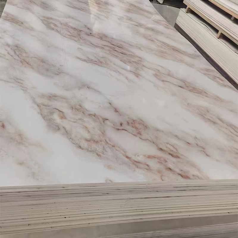 PVC wall panel Material High Glossy 3Mm Pvc Marble Sheet Panel uv wall  pu stone panel  For home Decoration