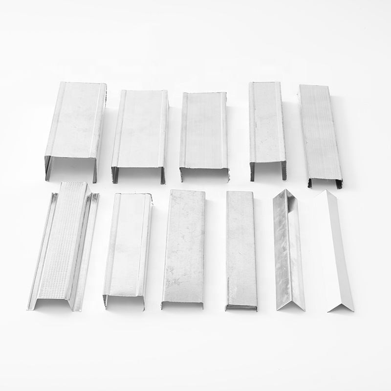 Galvanized Steel drywall accessories Metal Stud And Track Wall Angle Corner Bead Drywall Partition