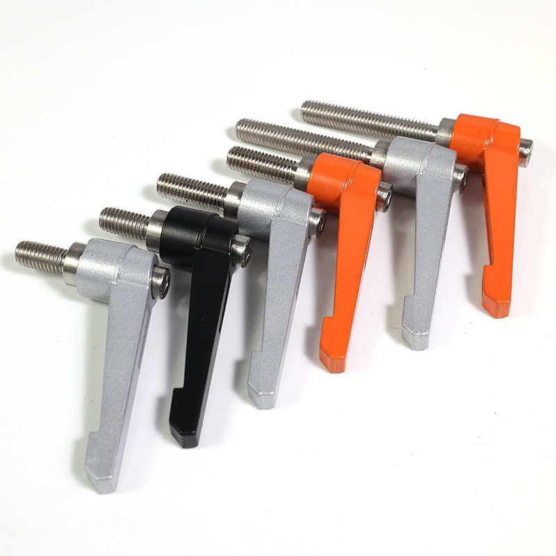 Factory Price 1/4-20 5/16-18 Threaded Stud Handle M6 M8 M10 Lock Handle Ratchet Adjustable Handle Clamp Lever