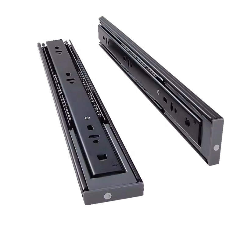 Channel Ball Bearing Drawer Slide Rail for Kitchen Cabinet Center Mount Drawer Slide