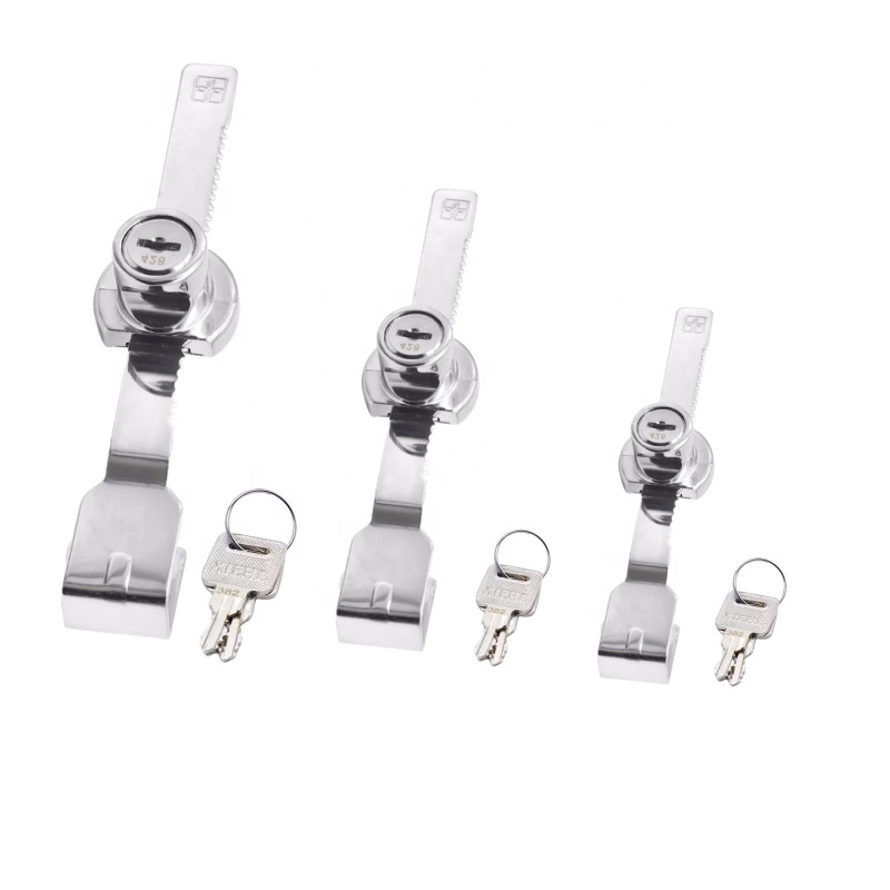 318/328 Zinc Alloy Display Showcase Drawer Lock Cabinet Glass Door Sliding Drawer Lock