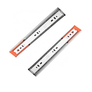 10/12/14/16/18/20 Inch With Damping Telescopic Soft Close Bottom Mount Drawer Slide Conceal Channel Hidden Drawer Slide