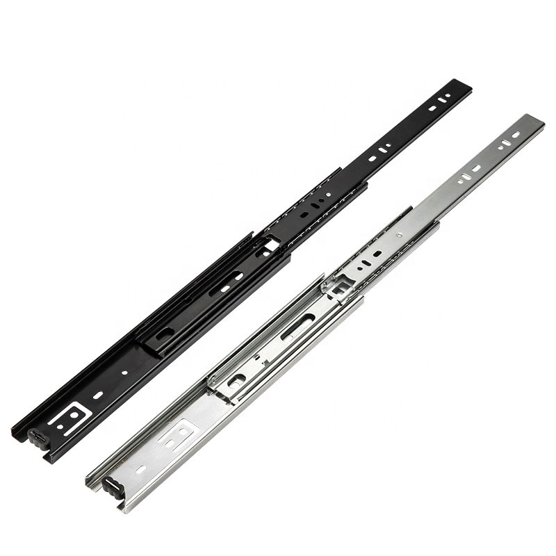 53mm Wide Heavy Duty Drawer Slider With Locking Device Undermount Drawer Slide