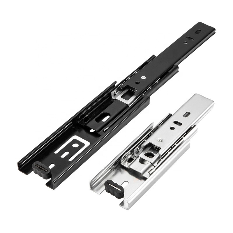 53mm Wide Heavy Duty Drawer Slider With Locking Device Undermount Drawer Slide