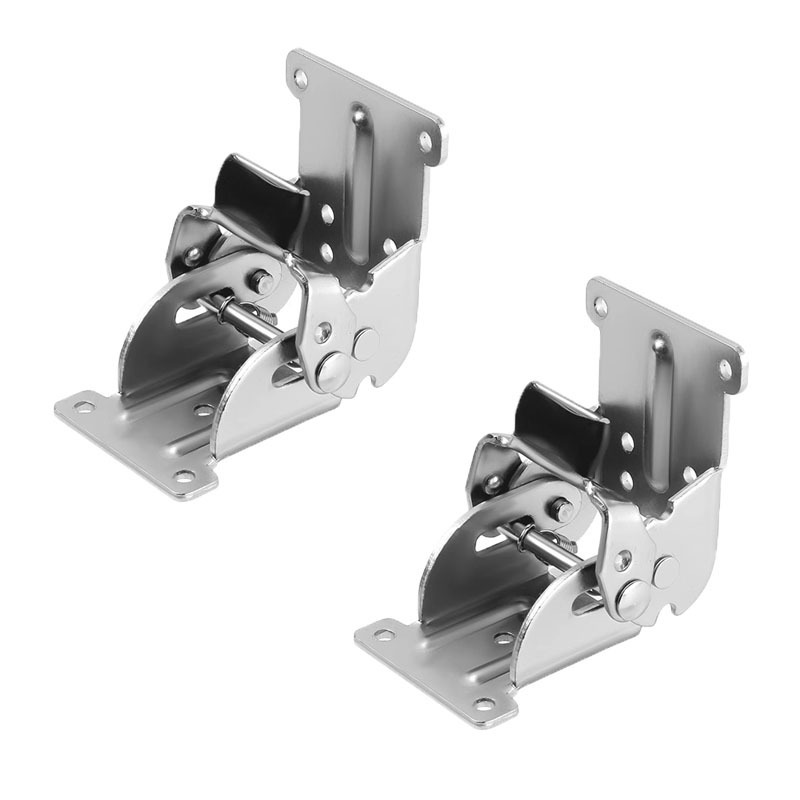 Factory Wholesale 90 Degree Locking Folding Hinge For Table Legs Steel Furniture Hardware  Customization Acceptable