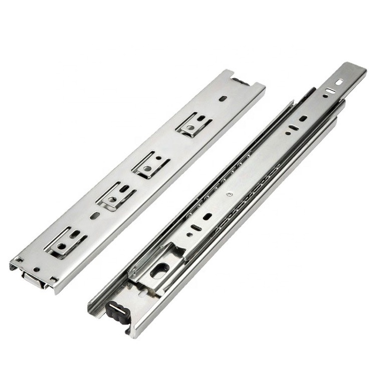 53mm Wide Heavy Duty Drawer Slider With Locking Device Undermount Drawer Slide