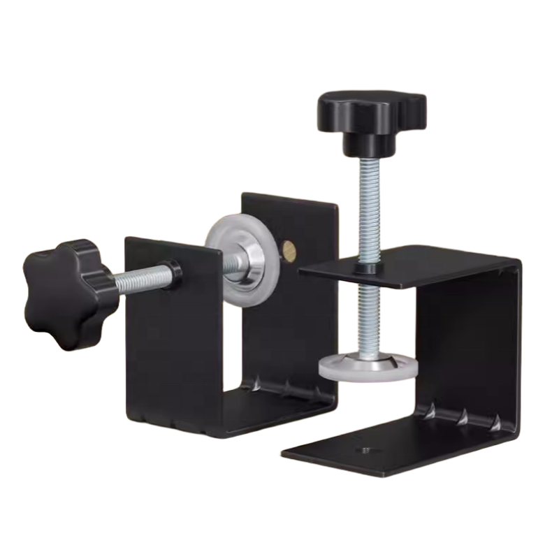 Customization Furniture Cabinet Desk Mount Fixing Clips Jig Accessories C Clamp Steel Drawer Front Installation Clamps