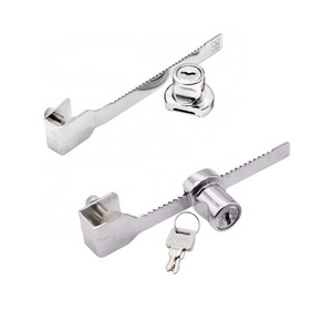 318/328 Zinc Alloy Display Showcase Furniture Lock Cabinet Glass Door Sliding Drawer Lock