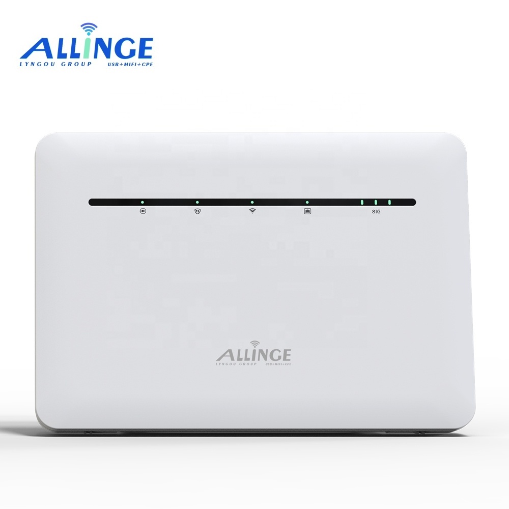 ALLINGE HMQ027 Unlimited Data SIM Card 4G Wireless CPE Indoor Home Use 300Mbps Mini Portable 4G LTE CPE Router