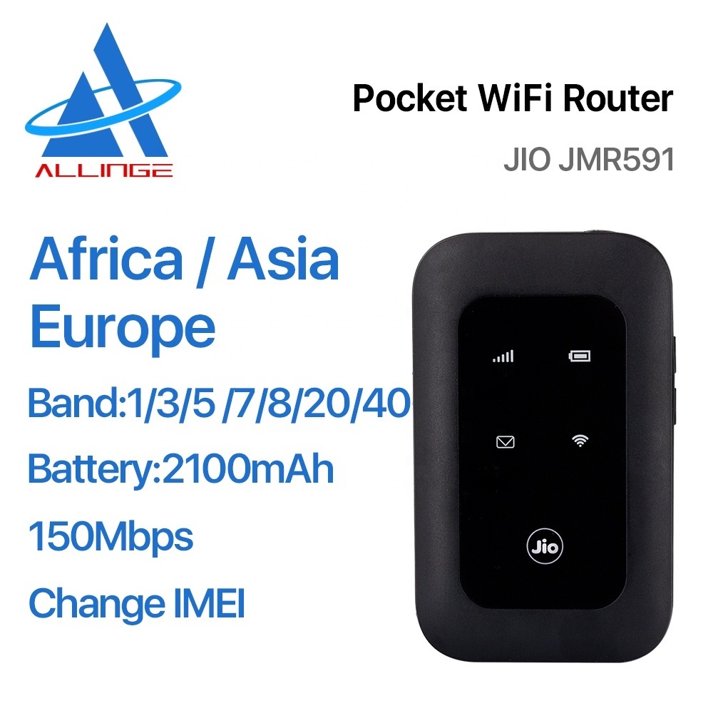 ALLINGE MDZ2672 4G Hotspot Wifi Wireless Router JioFi 150mbps Portable WIFI Router