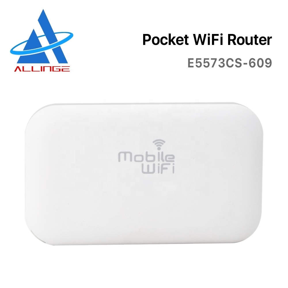 ALLINGE SDS097 Unlocked Airtel E5573Cs-609 150Mbps 4G LTE Mobile Mini Wireless Hotspot Portable Wifi Router Support B13540