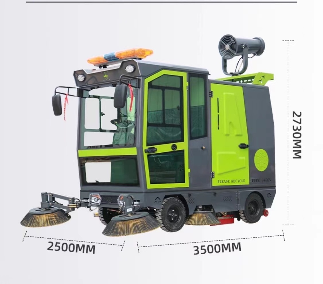 ride on floor  Sweeper Automatic Electric Ride-on  Battery Sweeper Driving Type Cleaning Equipment Floor Sweeper for supplier