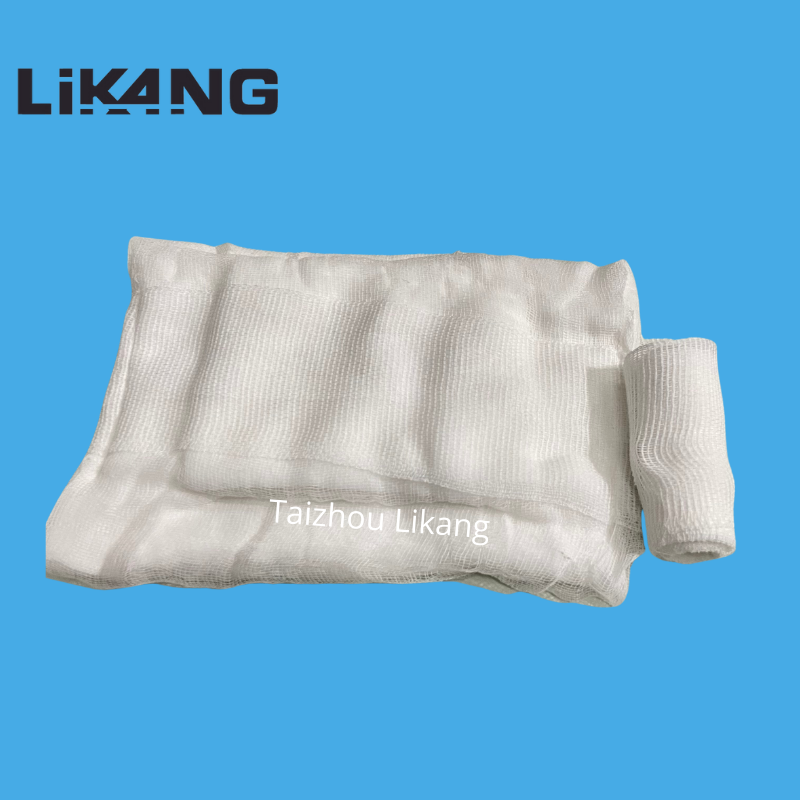 Medium Plain Wound Dressing Factory Production Cotton Pad With Gauze Bandage For Medical First Aid Individual Compressed Package