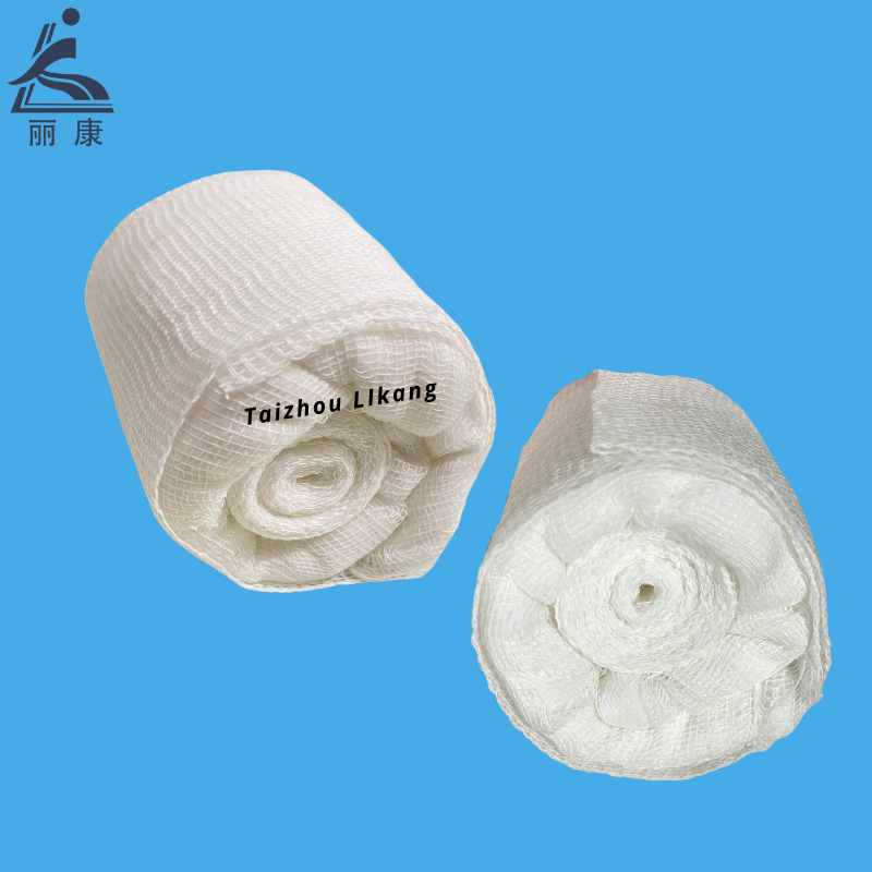 Medical First Aid Wound Dressing Cotton Pad With Gauze Bandage Sterile Surgical Supplies Compressed Package Disposable Use