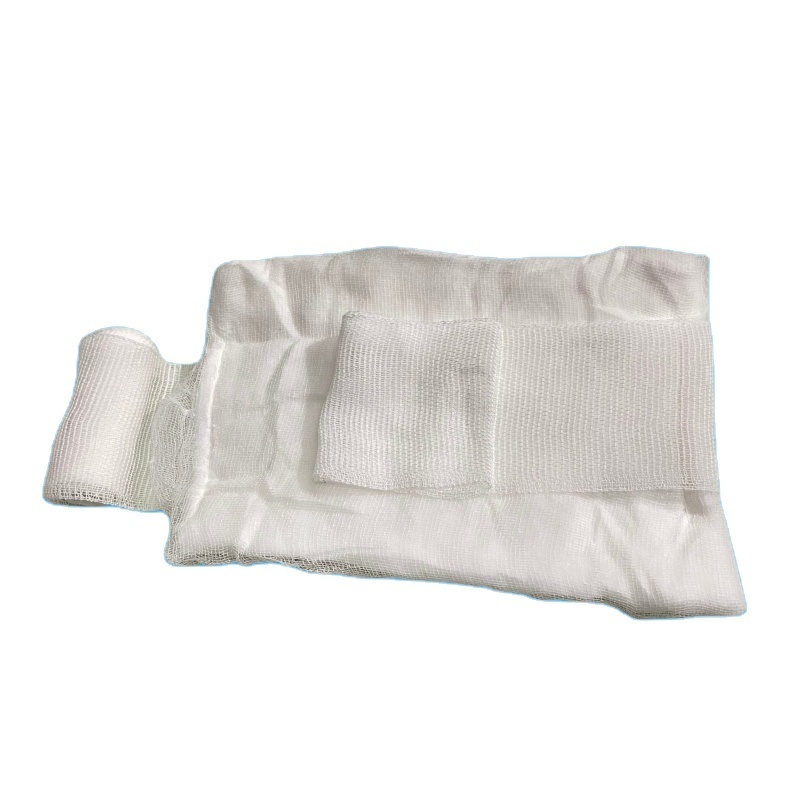 Medical First Aid Wound Dressing Cotton Pad With Gauze Bandage Sterile Surgical Supplies Compressed Package Disposable Use