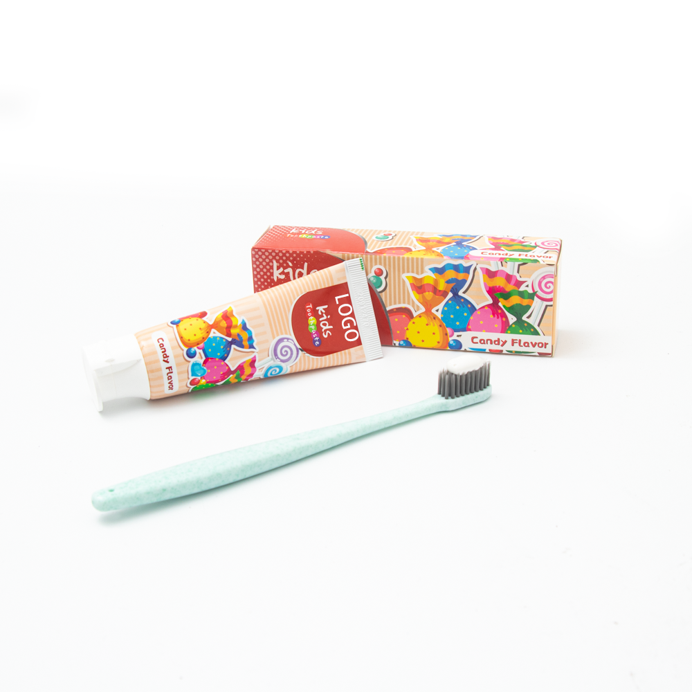 Whitening fluoride free Candy Flavored Kid Toothpaste