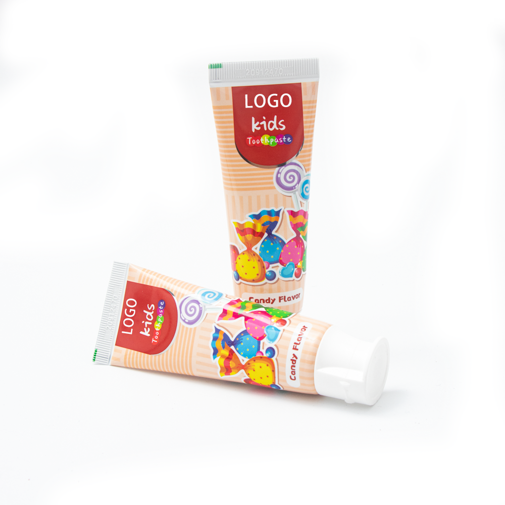 Whitening fluoride free Candy Flavored Kid Toothpaste