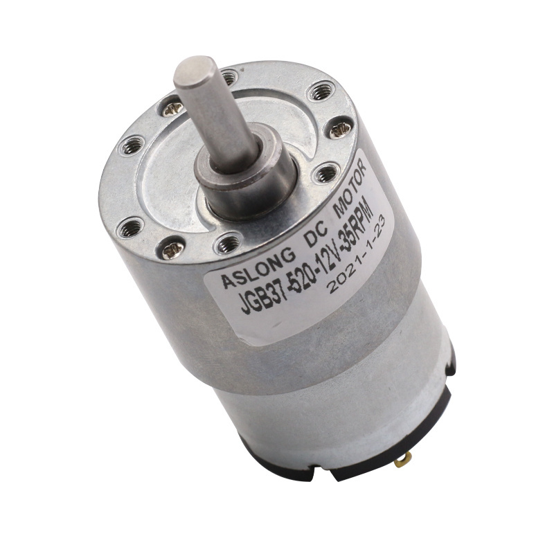 High Torque 7-960RPM  Dc motor JGB37-520 electric high rpm mini dc small gear motor 12v for sex dolls toy car