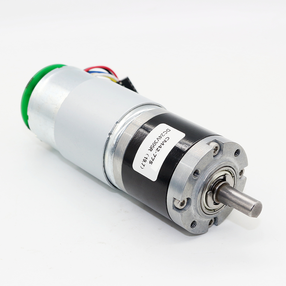 High Torque DC 12V 24V Planetary Gear Motor Long Life Low Speed Adjustable Speed Reversible Metal Gear Shaft Diameter 6MM Or 8MM