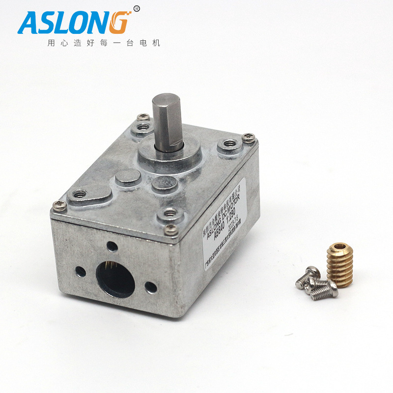 A5840 Worm gear box reducer for dc geared motors 8mm shaft right angle speed-down gearbox reductor stepper worm gear motor part