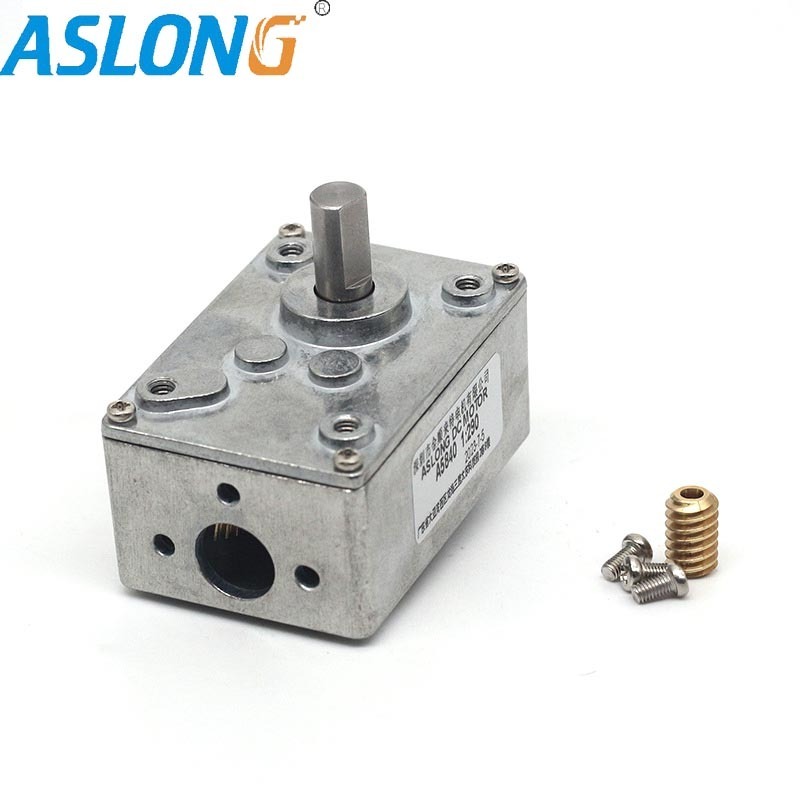 A5840 Worm gear box reducer for dc geared motors 8mm shaft right angle speed-down gearbox reductor stepper worm gear motor part