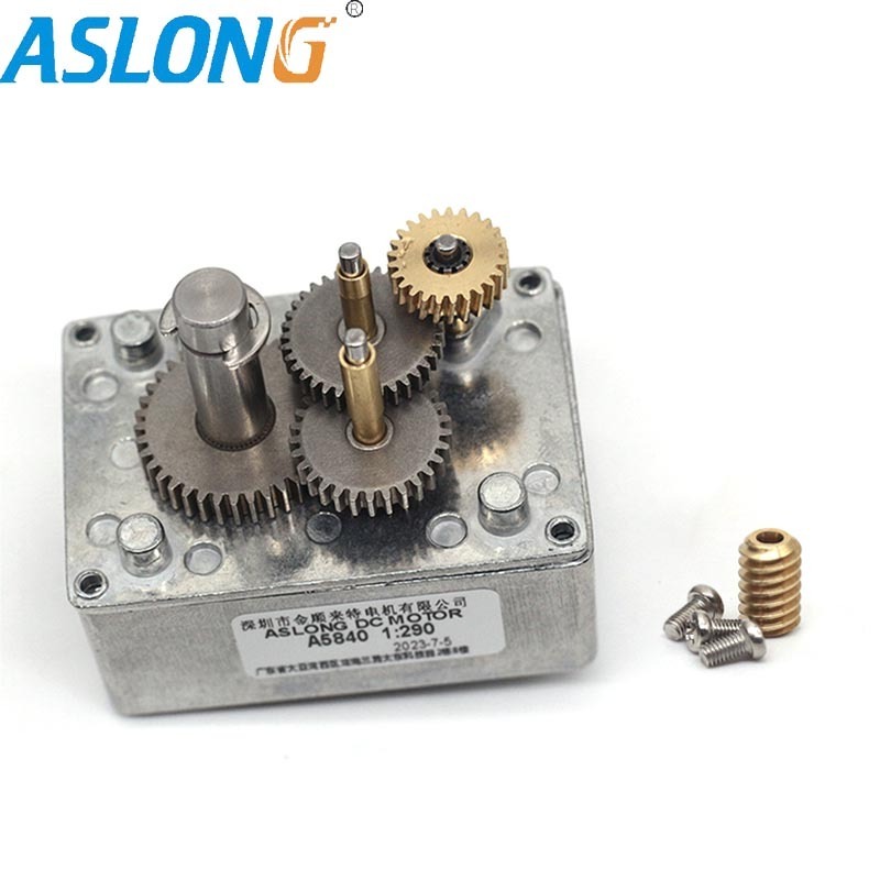 A5840 Worm gear box reducer for dc geared motors 8mm shaft right angle speed-down gearbox reductor stepper worm gear motor part