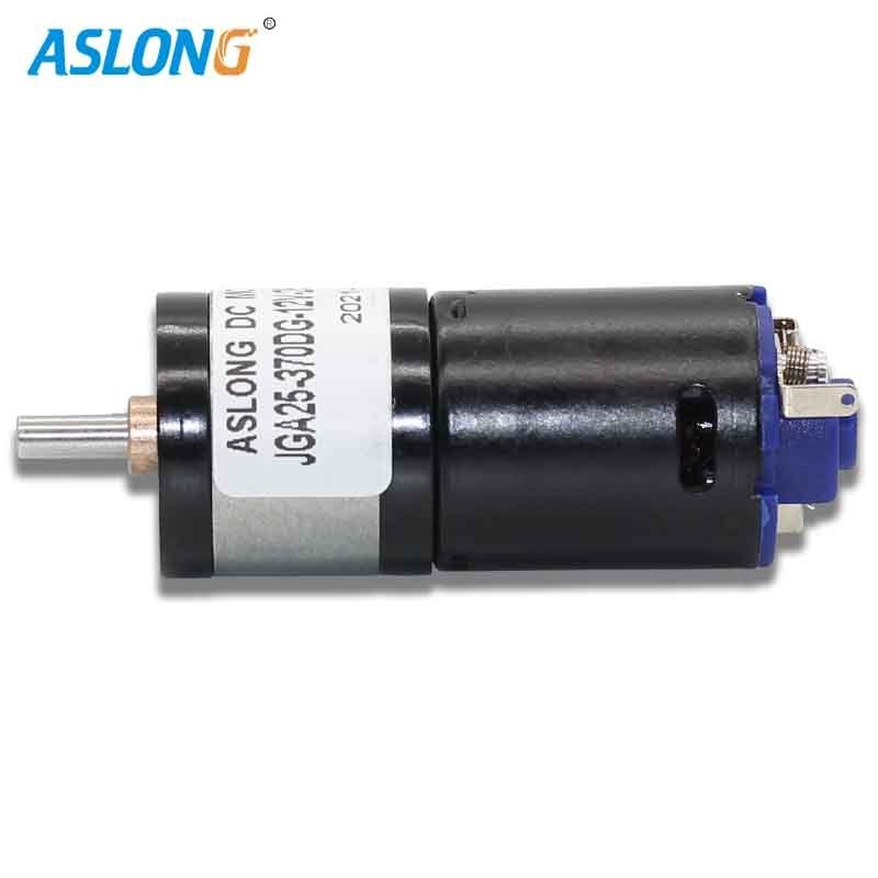 6V 20000R  high torque electrical dc motor reduction box  Dia 25mm spur gearbox reducer  Brushed 370 DC Motor  dc geared motor