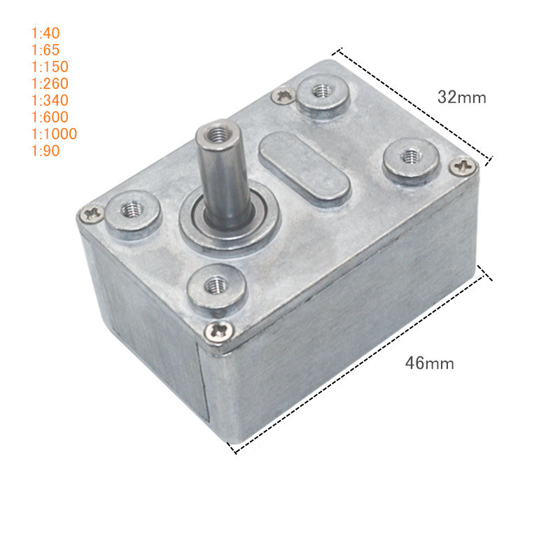 4632 dc gear motor a manual reverse gearbox reverse gearbox 12V 24V  worm gear reducer motor low noise gear box for Parking Lock