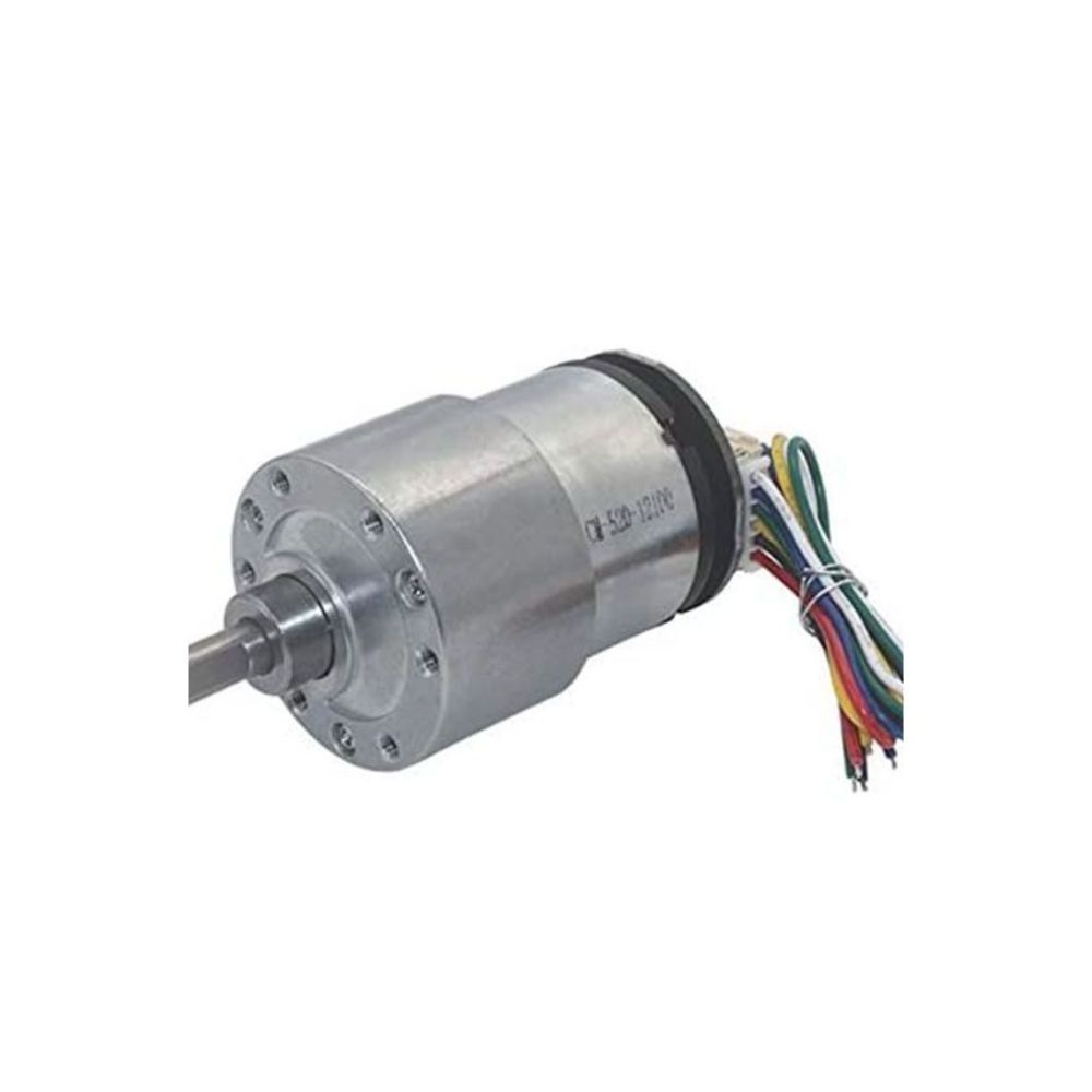 37mm JGB37-520B High Torque 6V 12V Low Speed Dc Electric Wheel  Gear Box With Hall Encoder Motor fot toy car wheelchair motor