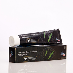 Wholesale OEM Private Label Natural Organic Tooth Whitening Bamboo Charcoal Toothpaste Manufacturer