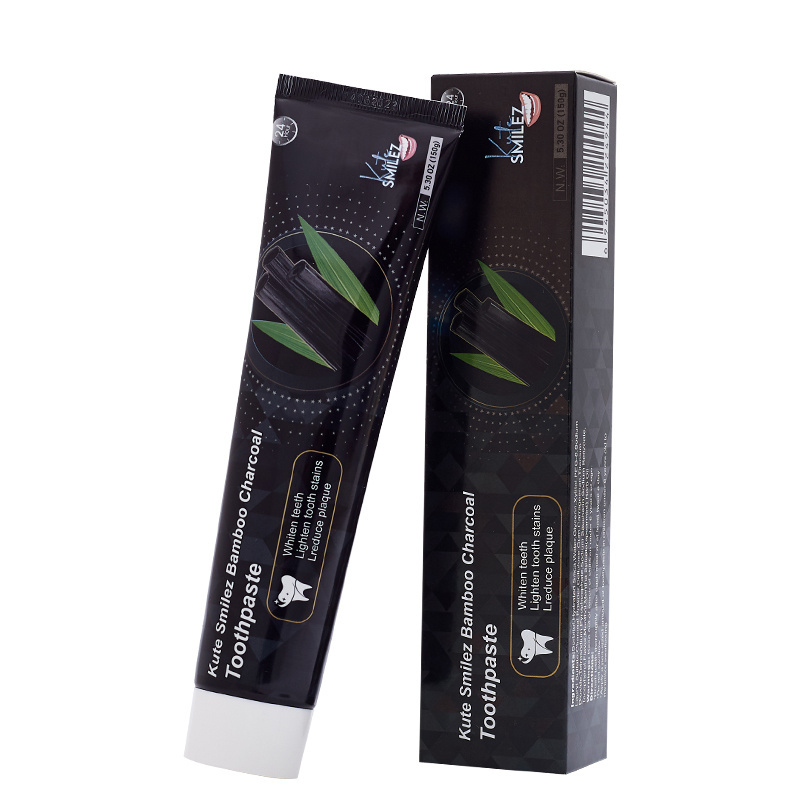 Wholesale OEM Private Label Natural Organic Tooth Whitening Bamboo Charcoal Toothpaste Manufacturer