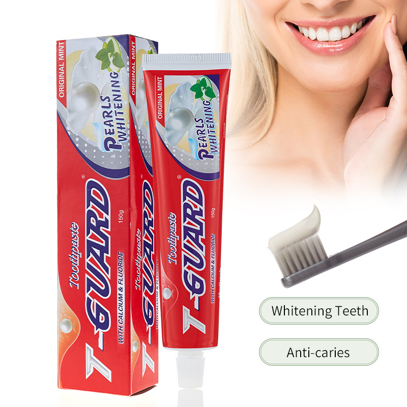 Free Sample Custom Logo Wholesale Cheap Anti-Caries Teeth Whitening Fresh Breath Fluoride Organic Mint Toothpaste