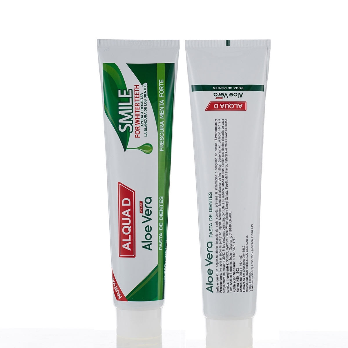 Manufacturer custom whitening anti-cavity herbal aloe vera mint toothpaste organic fluoride free tooth paste