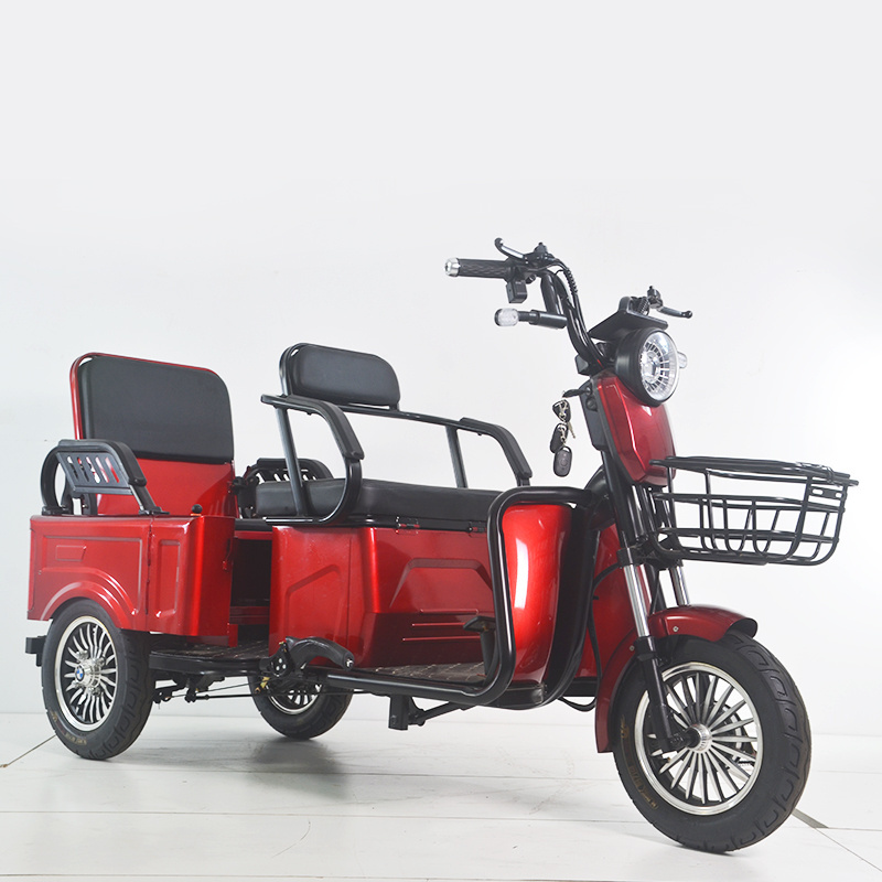 Hot selling electric tricycles Pick up children and old people electric tricycle with back seat