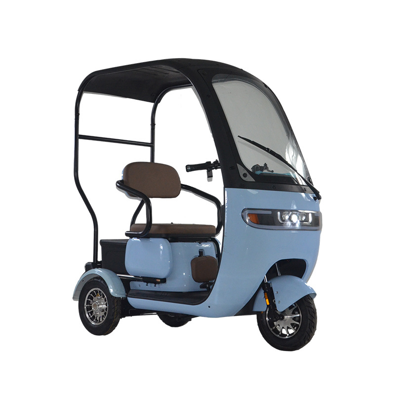 2023 Popular 3 Wheels Electric Tricycle 48V 500W Electric Tricycle Three Wheel Scooter With Roof