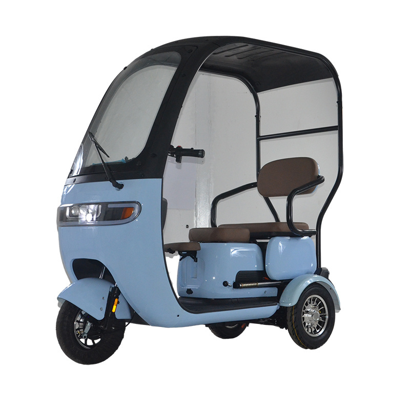 2023 Popular 3 Wheels Electric Tricycle 48V 500W Electric Tricycle Three Wheel Scooter With Roof