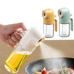 Kitchen Gadgets Multifunctional 200ml Glass Olive Spray Dispenser Oil Bottles For Cooking