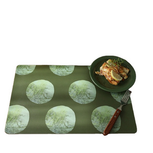 Restaurant plastic woven placemat dining plate dish mat placemats PVC table mats