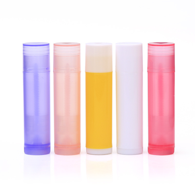 Wholesale 5g Multicolor  Empty Chapstick Tubes Small Lip Balm Containers Cute Lip Balm Tube