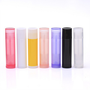 Wholesale 5g Multicolor  Empty Chapstick Tubes Small Lip Balm Containers Cute Lip Balm Tube