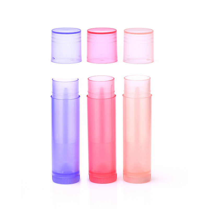 Wholesale 5g Multicolor  Empty Chapstick Tubes Small Lip Balm Containers Cute Lip Balm Tube