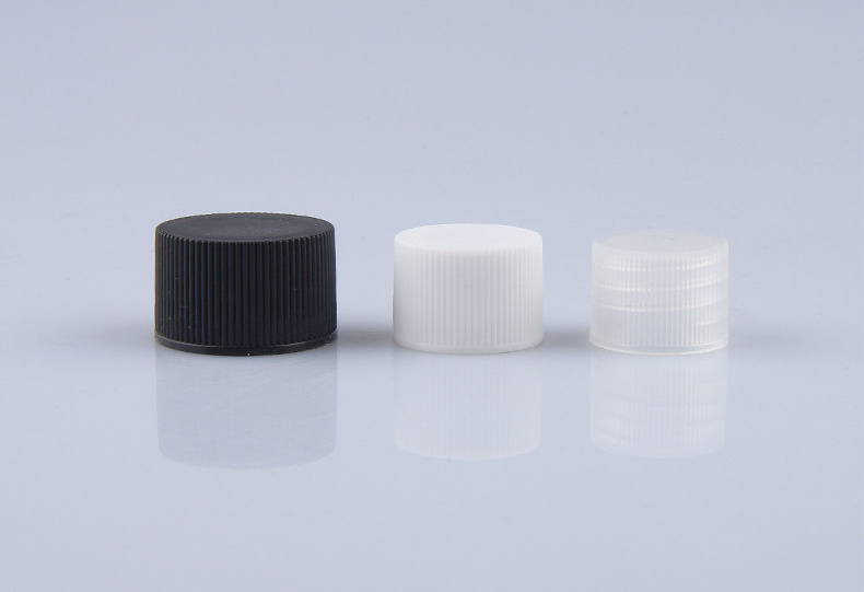 Wholesale 18mm 20mm 24mm Screw Cap Plastic White Plating Cosmetic Bottle Cap Gold Silver Aluminum Bottle Cap