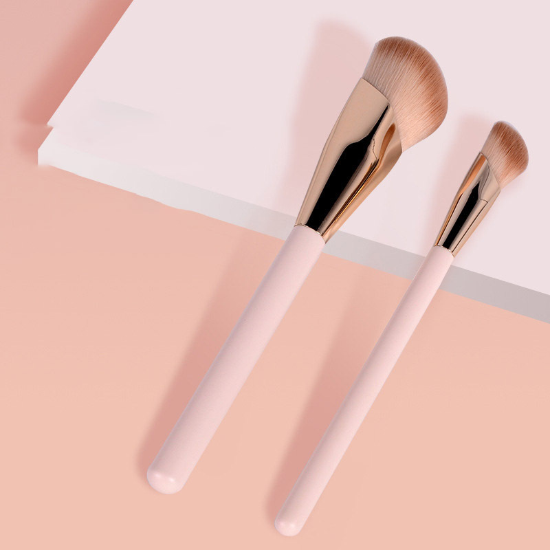 Best Selling Pink Foundation Makeup Brush Diamond Shaped Foundation Brush Kabuki Brush For Face