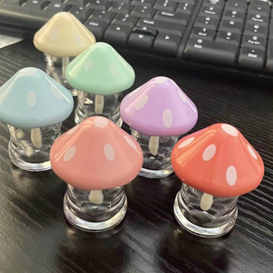 Unique Printed Mushroom Shape 5ml Kids Lip Gloss Bottle Wholesale Liquid Lipstick Container Lip gloss Tube