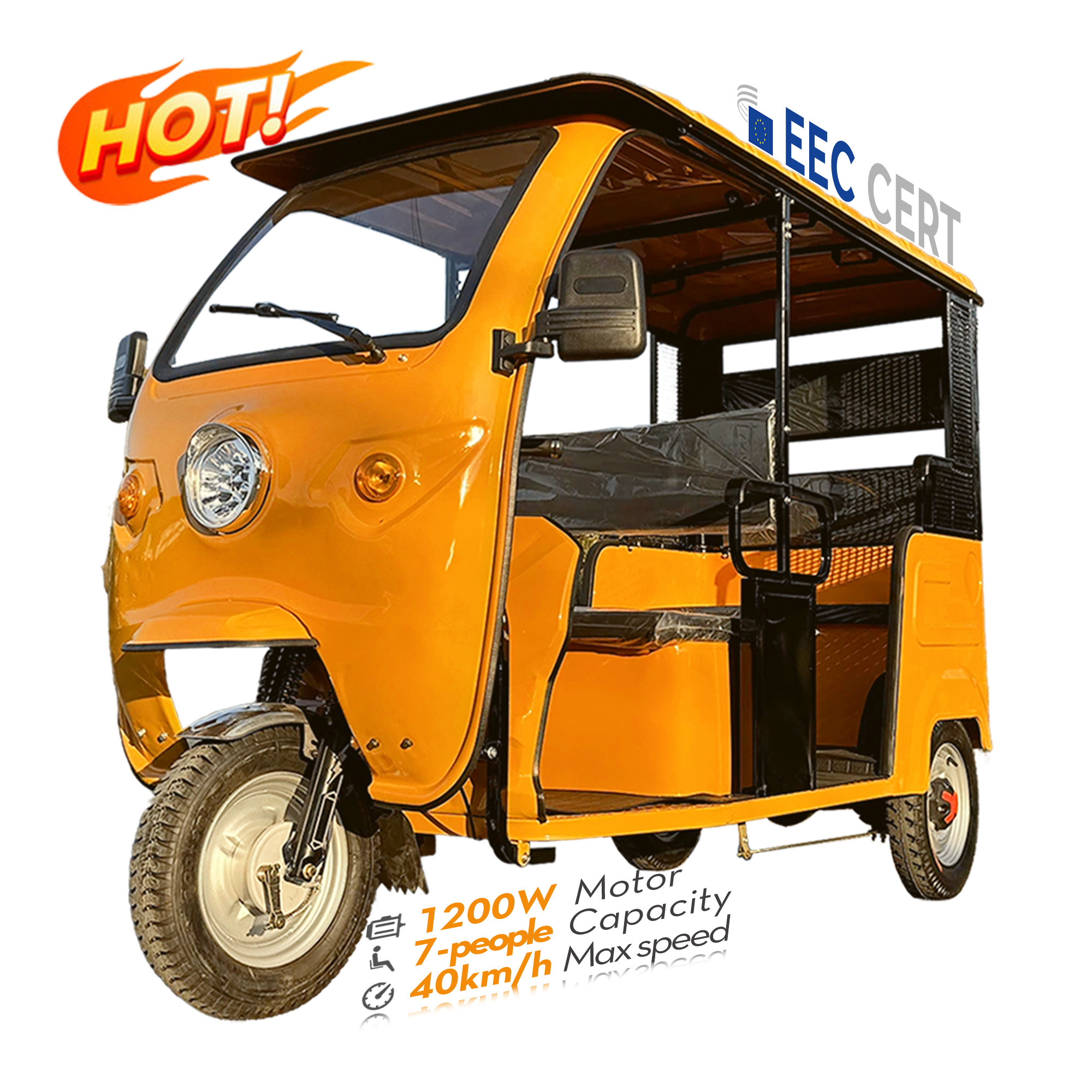 LB-ZK3WV Cheap Electric Rickshaw 4 Passenger Solar Electric Tricycle India Electric Tuk Tuk for Sale in Kenya Made In