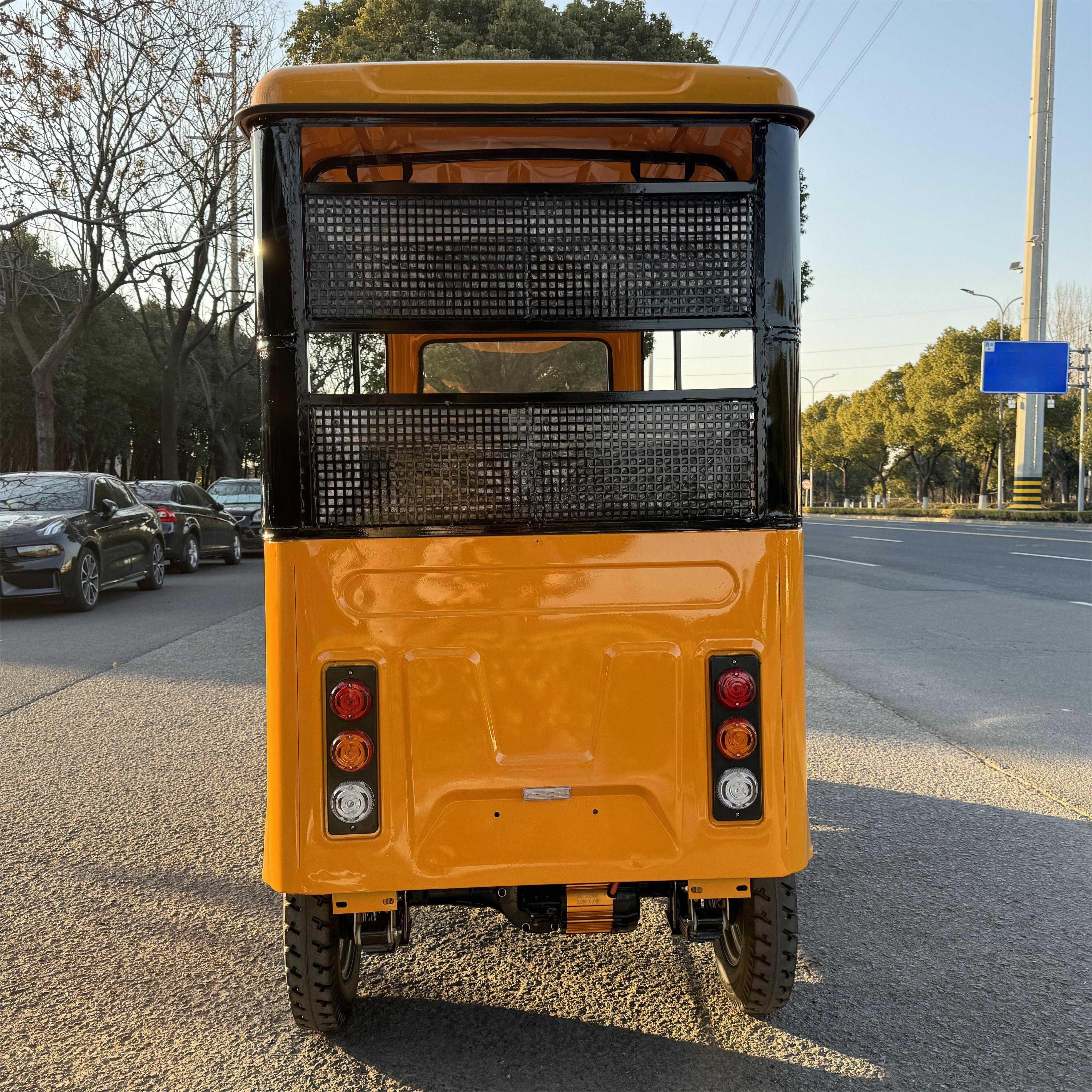 LB-ZK3WV Electric Tricycle E Rickshaw Tuk Tuk Colorful For Passengers