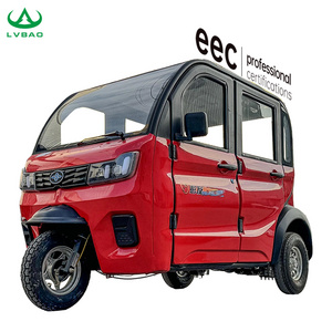 Lb-Zrjs Energy Electric Tricycle Passenger Electric With New China Adult Tricycles 3 Wheel Closed 3 Seater Electric Bike Eec